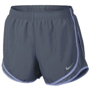 grey Nike running shorts